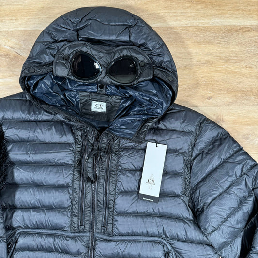 CP Company DD Shell Goggle Down Jacket in Navy Castmark