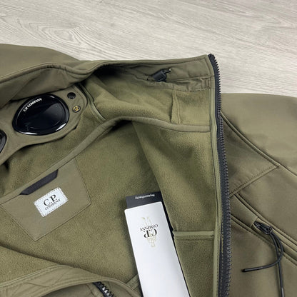CP Company Shell Goggle Jacket - Ivy Green Castmark
