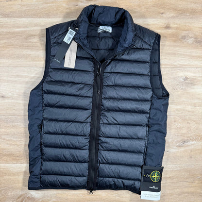 Stone Island Nylon Down-TC Vest in Navy Castmark