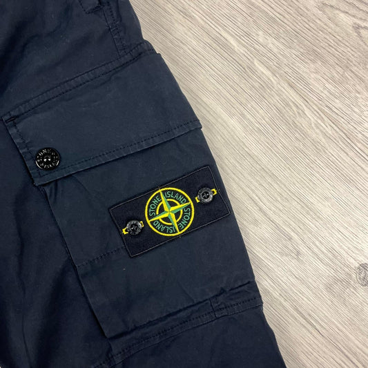Stone Island Cargo Trousers - Navy Castmark