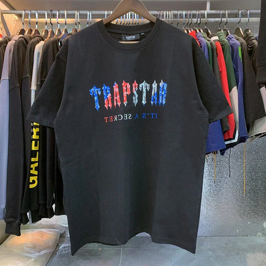 Trapstar Letter Color T-Shirt - Black/White