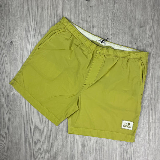 CP Company Chrome Swim Shorts - Cress Green Castmark