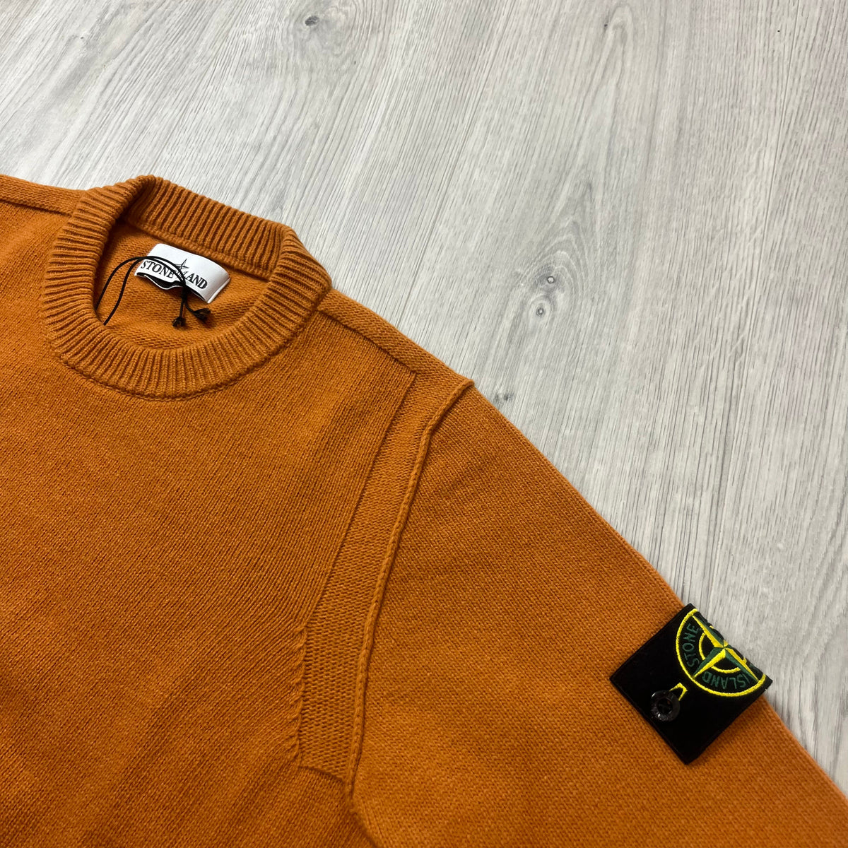 Stone Island Knit Sweatshirt - Orange Castmark