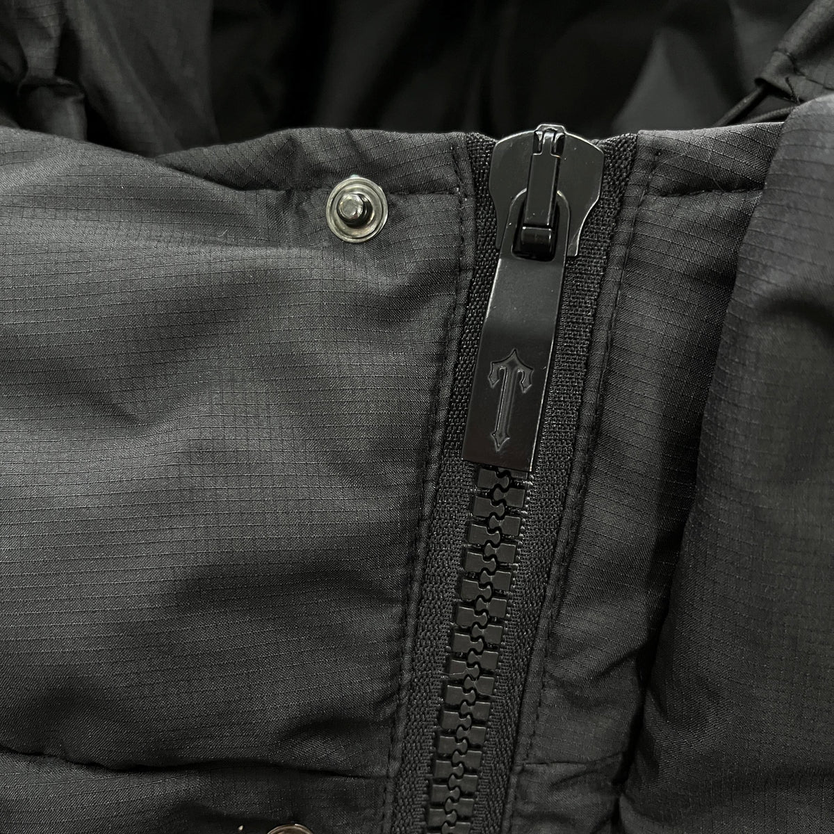Trapstar Decoded Hooded Puffer 2.0 Jacket - Black