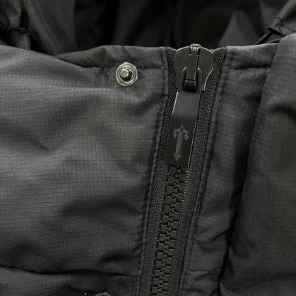 Trapstar Decoded Hooded Puffer 2.0 Jacket - Black