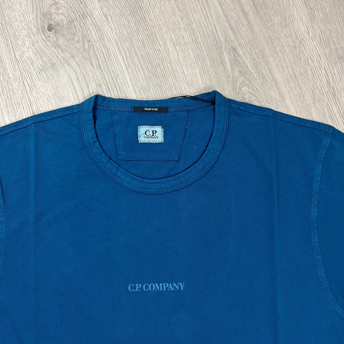 CP Company Printed T-Shirt  - Ink Blue Castmark