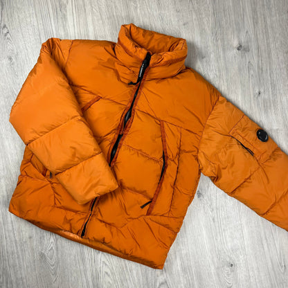 CP Company Nycra-R Down Jacket - Russet Orange Castmark