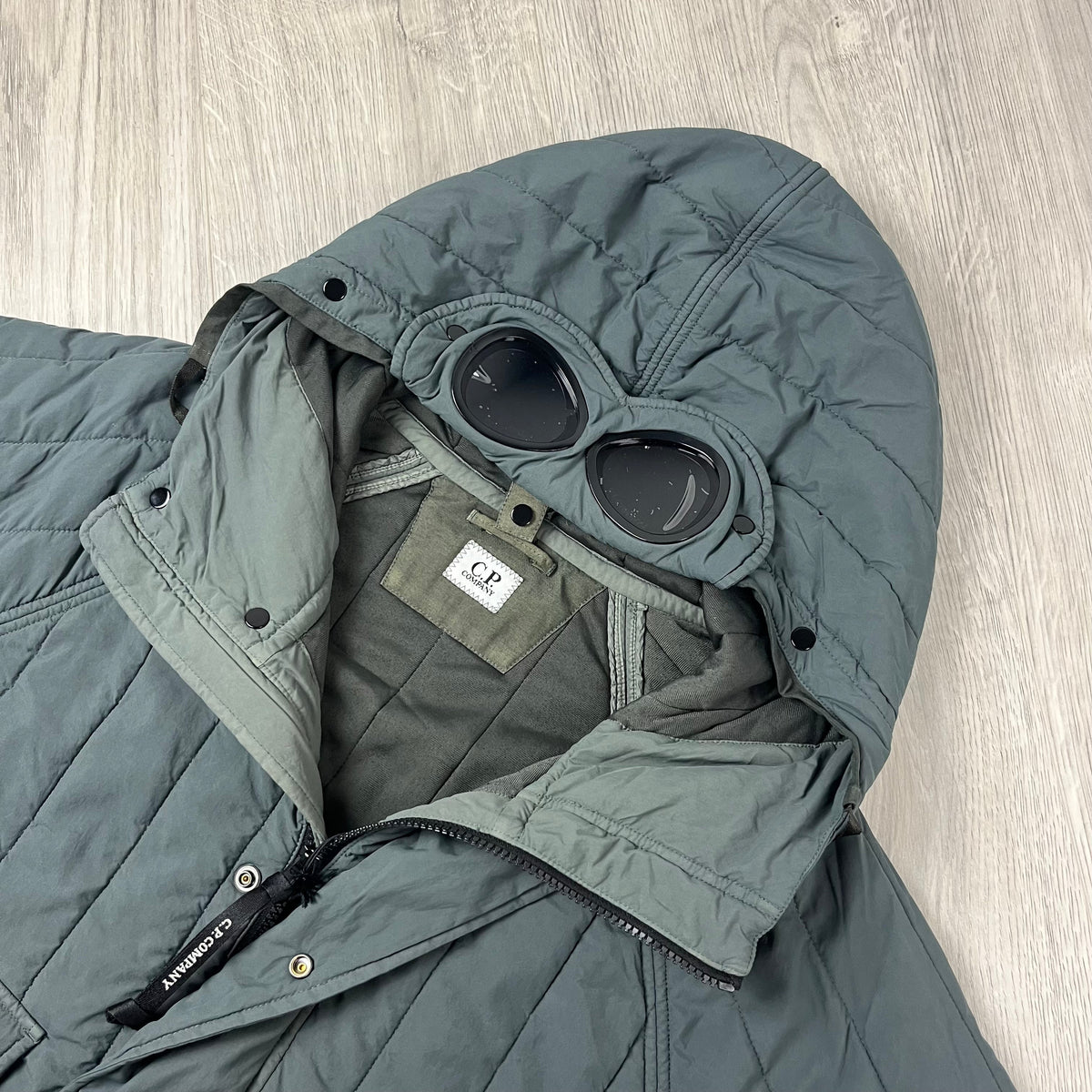 CP Company Liner Goggle Jacket - Dark Shadow Castmark