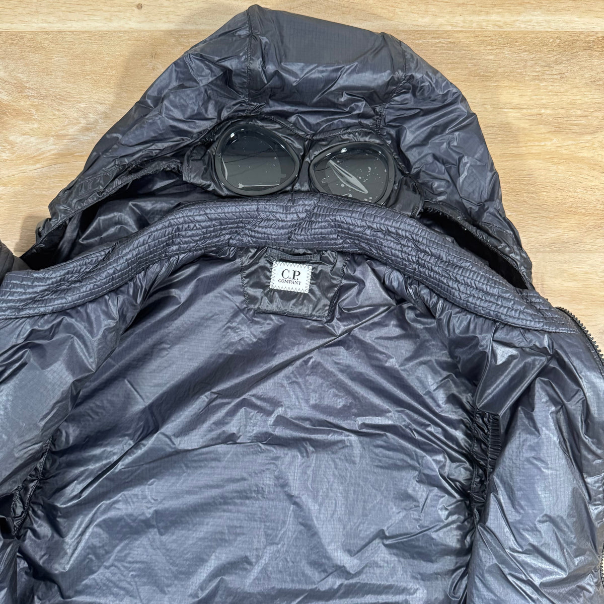 CP Company Nada Shell Primaloft Goggle Vest in Navy Castmark
