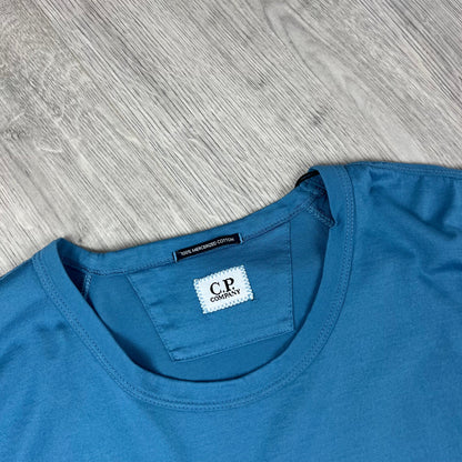 CP Company Patch T-Shirt - Aegean Blue Castmark