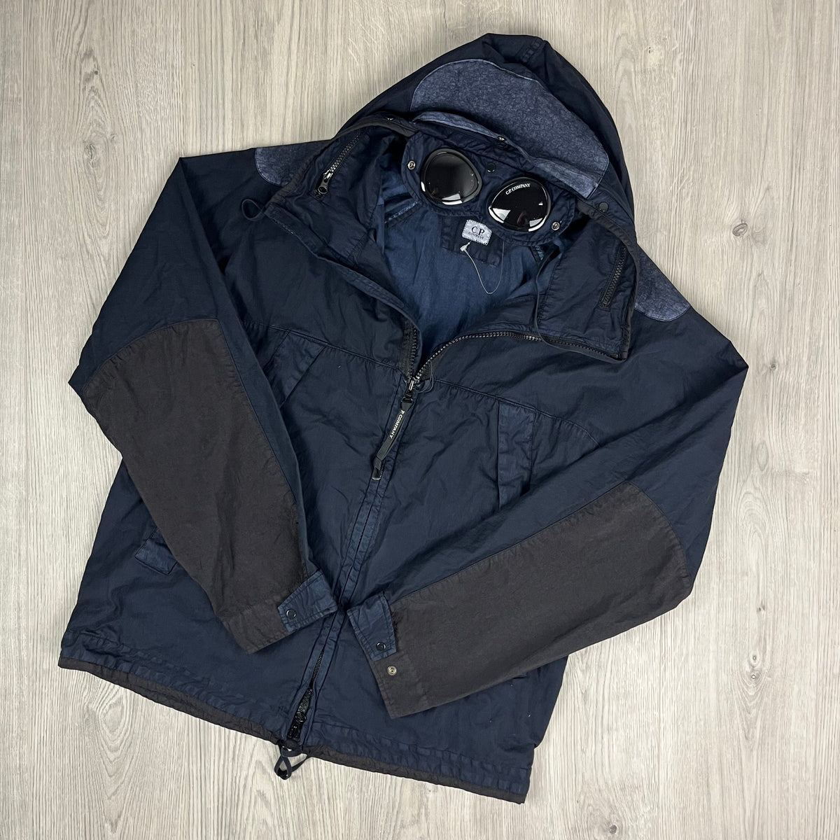 CP Company Goggle Jacket - Navy Castmark