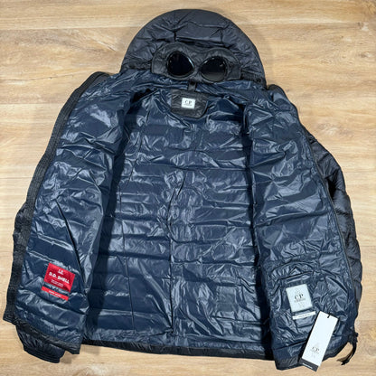 CP Company DD Shell Goggle Down Jacket in Navy Castmark