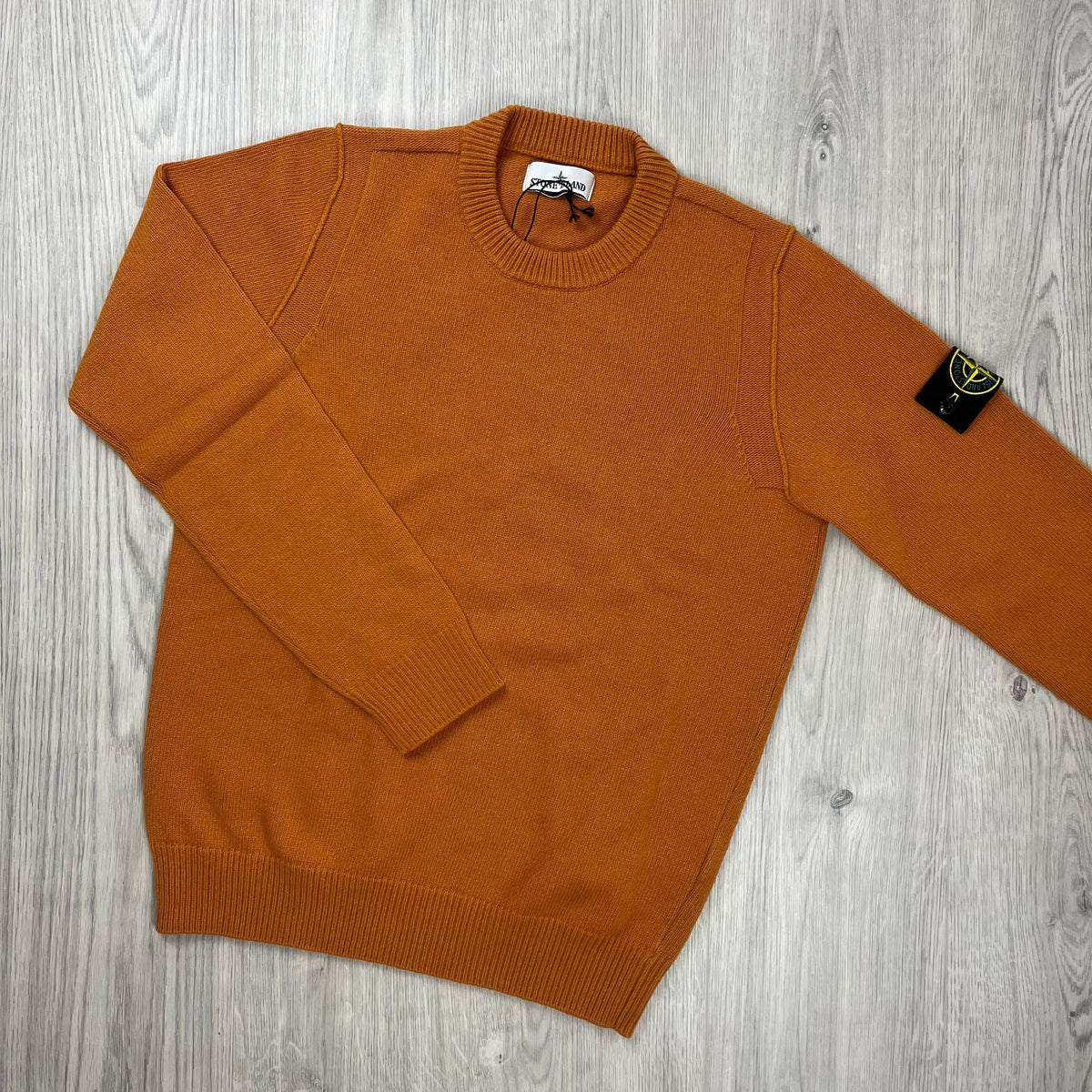 Stone Island Knit Sweatshirt - Orange Castmark
