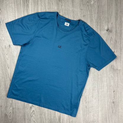 CP Company Patch T-Shirt - Aegean Blue Castmark
