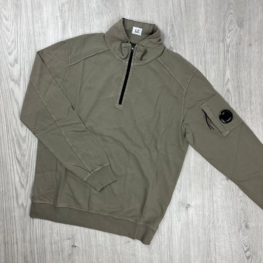 CP Company Zip Fleece - Walnut Castmark