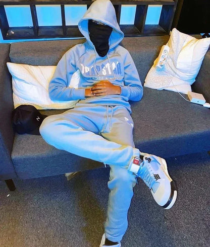 Trapstar Chenille Decoded Tracksuit - Citadel/White
