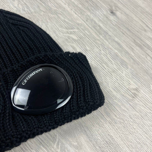 CP Company Goggle Beanie - Black Castmark