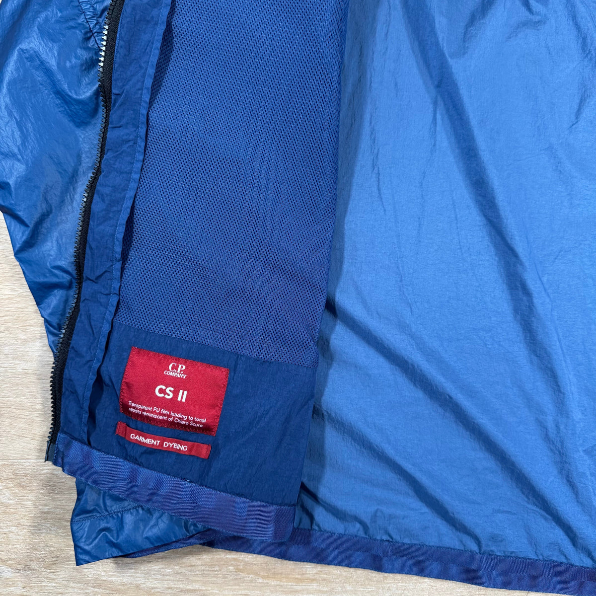 CP Company CS II Mixed Lens Jacket in Oceana - Blue Castmark
