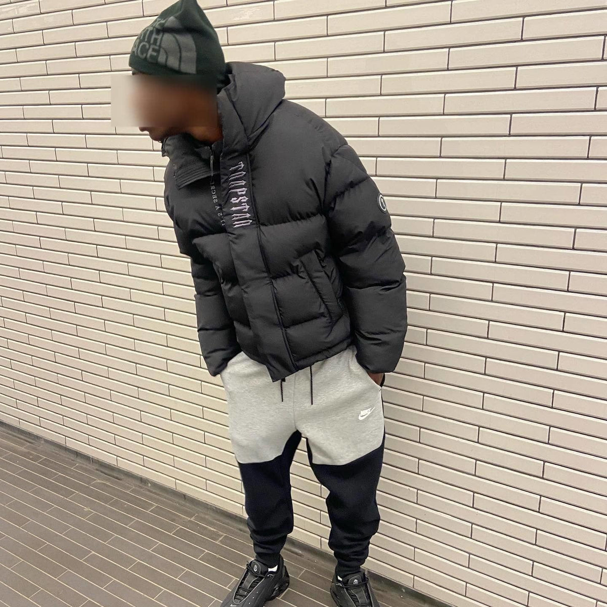 Trapstar Decoded Hooded Puffer 2.0 Jacket - Black