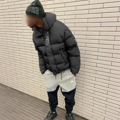 Trapstar Decoded Hooded Puffer 2.0 Jacket - Black