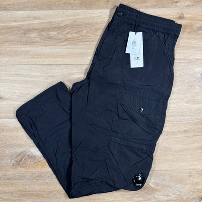 CP Company Chrome-R Cargo Lens Pants in Navy Castmark