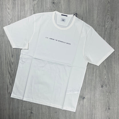 CP Company Metropolis T-Shirt - White Castmark