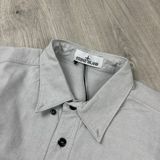Stone Island Button Shirt - Grey Castmark