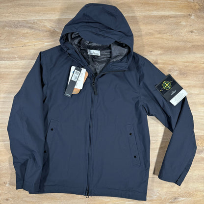 Stone Island Soft Shell-R Jacket with Primaloft Insulation in Navy Castmark
