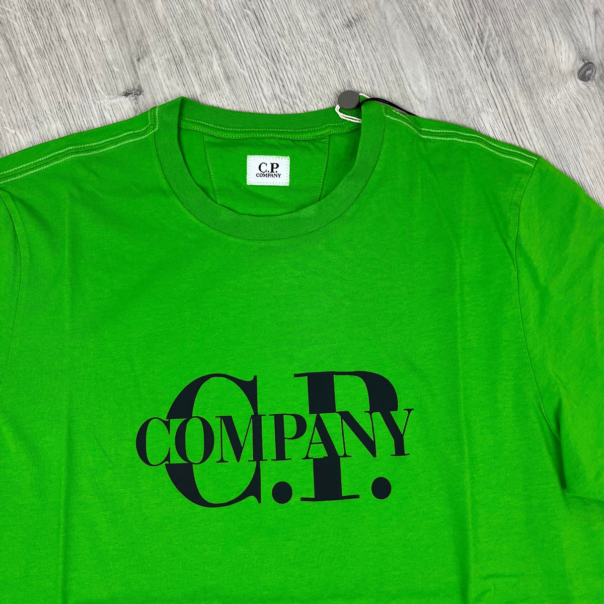 CP Company Printed T-Shirt - Green Castmark