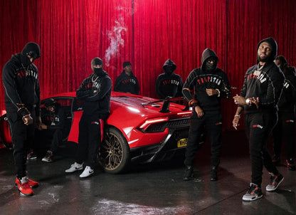 Trapstar Irongate Arch Chenille Tracksuit - Red/Blue