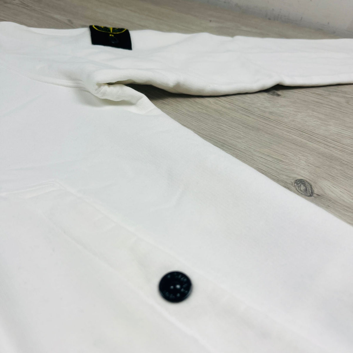 Stone Island Dyed Hoodie - White Castmark
