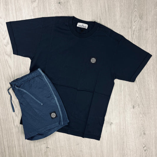 Stone Island Holiday Set - Navy/Avio Blue Castmark