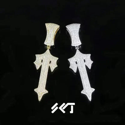 Trapstar Iced Out Necklaces - Silver/Gold