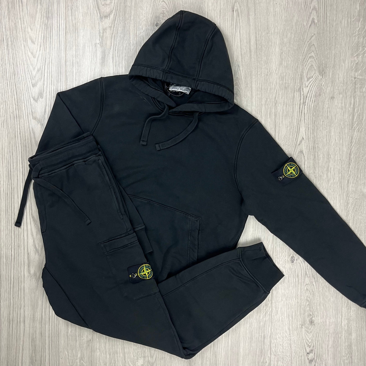 Stone Island Tracksuit - Black Castmark