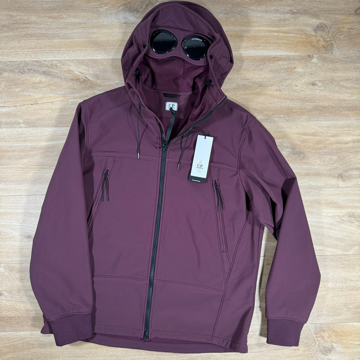 CP Company Shell-R Goggle Jacket in Potent Purple Castmark