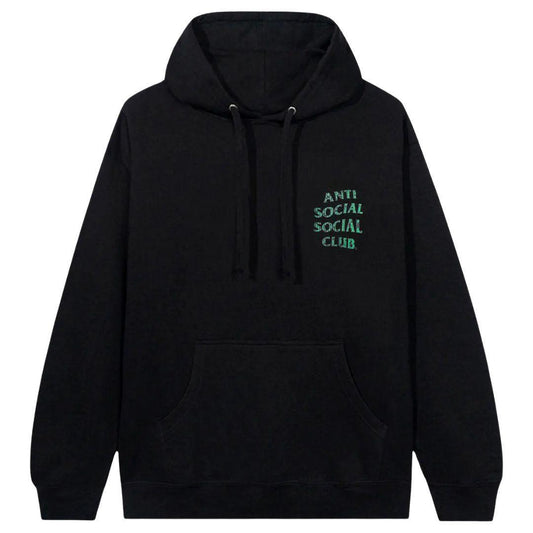 ANTI SOCIAL SOCIAL CLUB GLITCH HOODIE BLACK