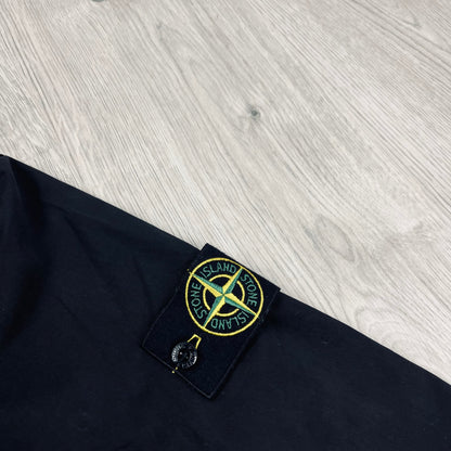 Stone Island Hooded Overshirt - Black Castmark