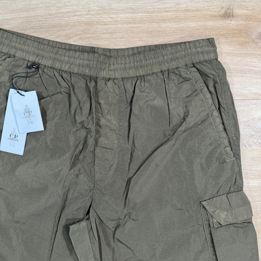 CP Company Chrome-R Cargo Shorts in Ivy Green Castmark