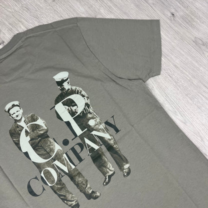 CP Company Sailor T-Shirt - Fungi Grey Castmark