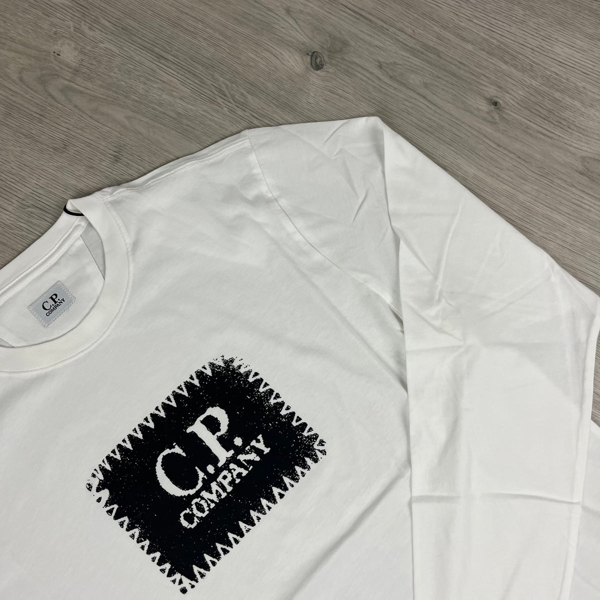 CP Company Stamp T-Shirt - White Castmark