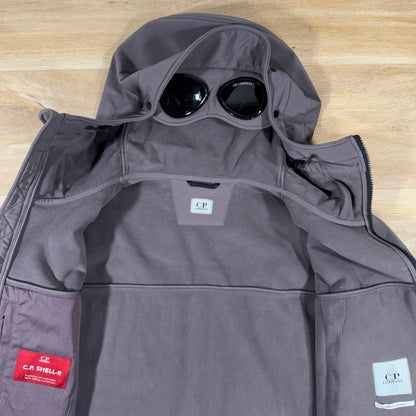 CP Company Shell-R Goggle Jacket in Violet Castmark