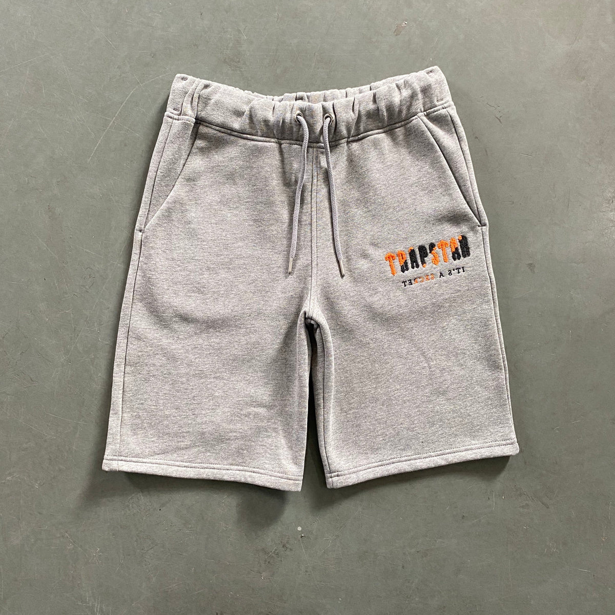 Trapstar Chenille Decoded Short Set - Black/White