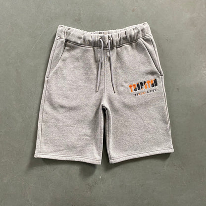 Trapstar Chenille Decoded Short Set - Black/White