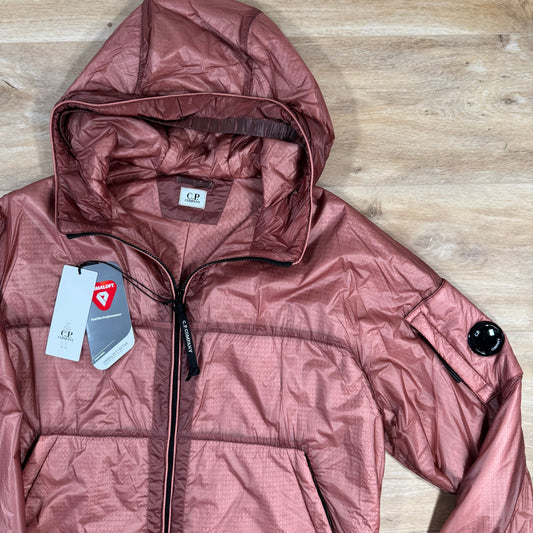 CP Company Nada Shell Primaloft Lens Jacket in Canyon Clay - Pink Castmark