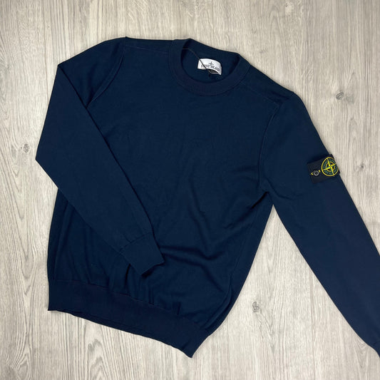 Stone Island Knit Sweatshirt - Navy Castmark
