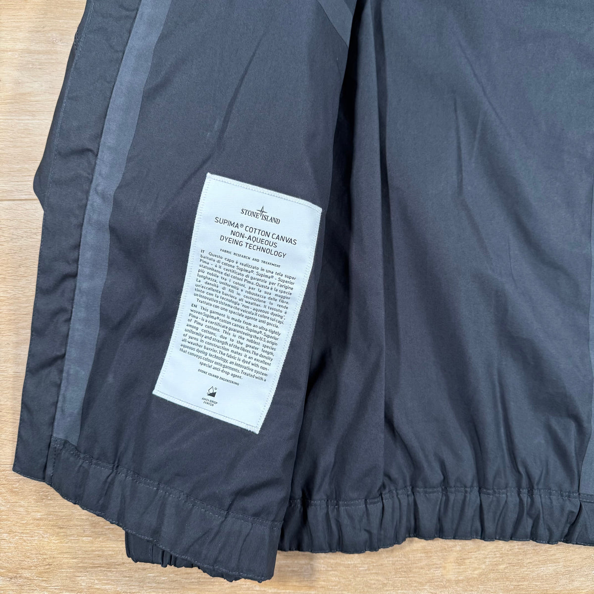 Stone Island Supima Canvas Jacket in Navy Castmark