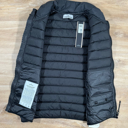 Stone Island Nylon Down-TC Vest in Black Castmark