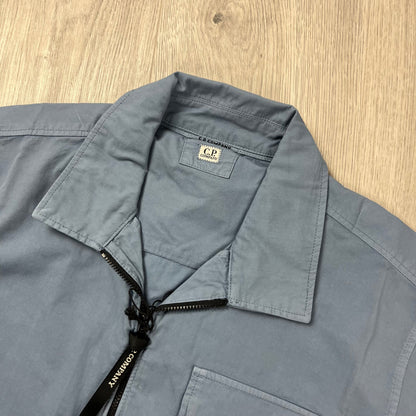 CP Company Zip Overshirt - Flint Stone Castmark