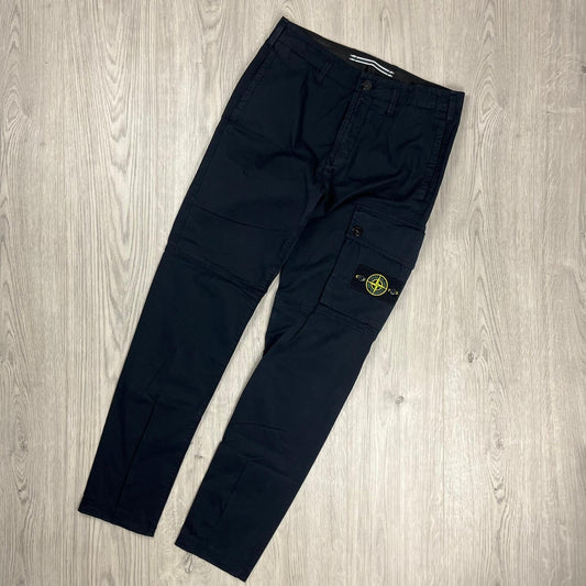 Stone Island Cargo Trousers - Navy Castmark