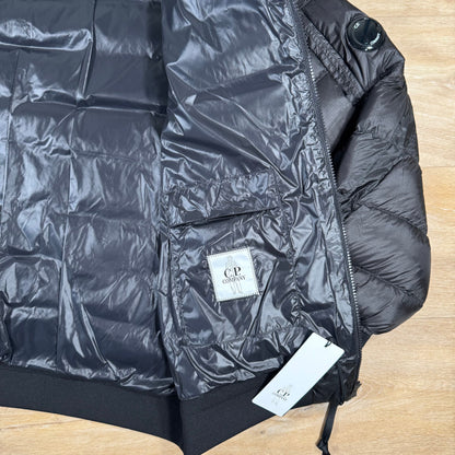 CP Company DD Shell Lens Down Jacket in Black Castmark